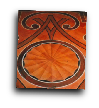 Dianne Warner painted floor